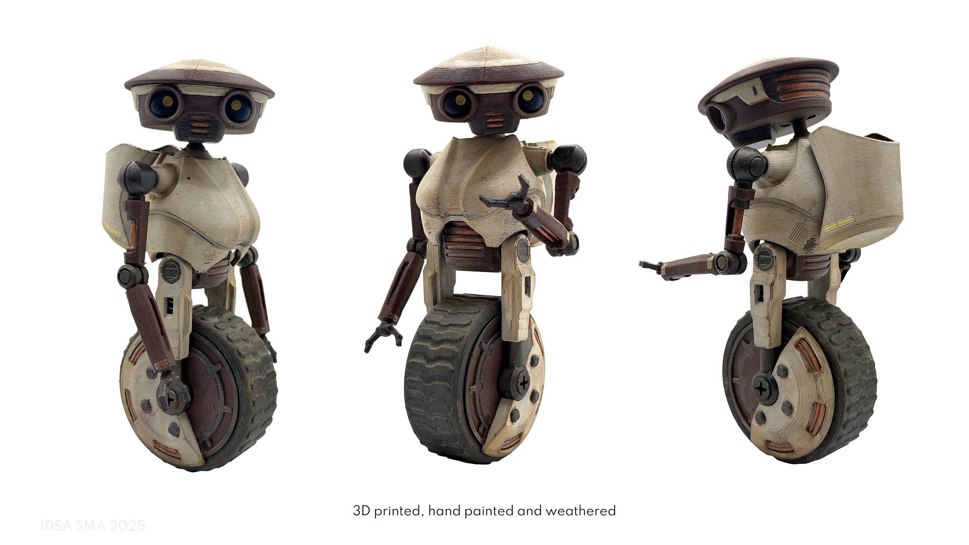 Scrapper final 3D printed character